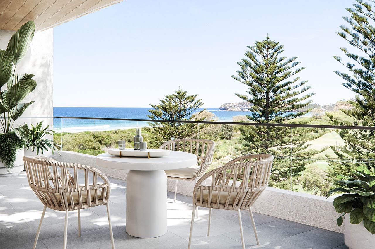 New off-the-plan apartments on the northern beaches.